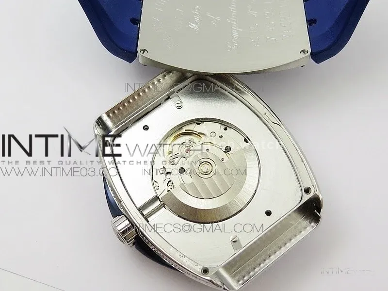 Vanguard V45 SS ABF Best Edition Blue Textured Dial on Blue Gummy Strap A2824