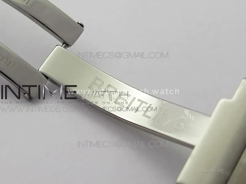 Seawolf 45mm SS B50 1:1 BestEdition SuperLumed Yellow Dial Black Numeral Markers on SS Bracelet A2824(SuperThick Crystal)