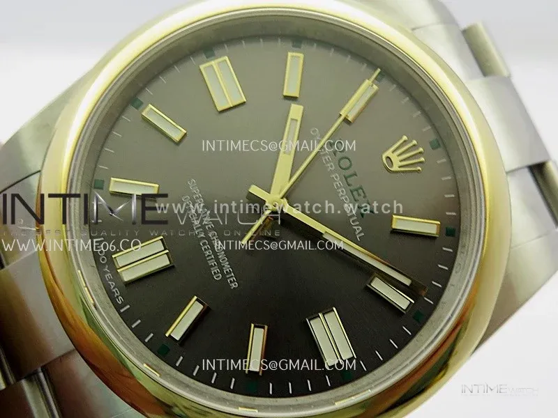 Oyster Perpetual 41mm 134303 904L SS/YG GMF 1:1 Best Edition Gray Dial On SS Bracelet SH3230