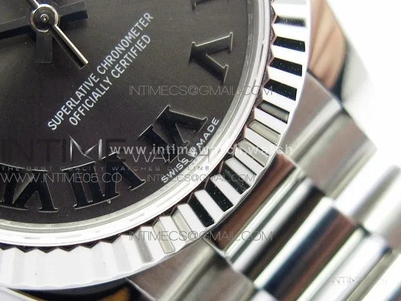 Datejust 31mm 278275 SS BP Best Edition Gray Roman Markers Dial on SS President Bracelet