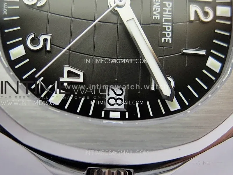 Aquanaut 5167 SS DDF 1:1 Best Edition Black Dial On Green Rubber Strap Super Clone DD324