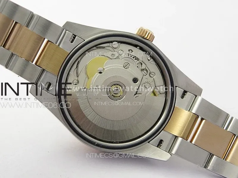DateJust 31mm 278274 904L SS/RG GMF Best Edition Silver Flowers Crystals Dial on 904L SS/RG Oyster Bracelet A2824