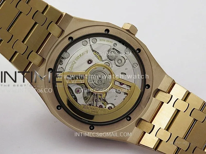 Royal Oak 15510 Gain Weight RG DDF 1:1 Best Edition Blue Dial On RG Bracelet Super Clone DD4302