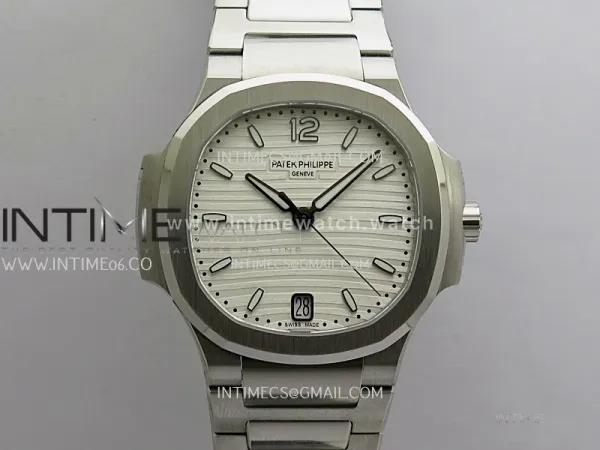 Nautilus 7118 Ladies SS DDF 1:1 Best Edition Silver Dial On SS Bracelet Super Clone DD26-330