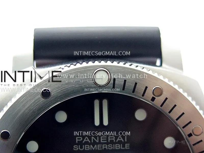 PAM1323 Y GMT VSF 1:1 Best Edition Dark Gray Dial on Black Rubber Strap P9011
