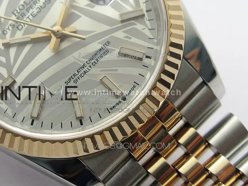 DateJust 36 SS/RG 126231 BP 1:1 Best Edition Silevr/Gray Dial on Jubilee Bracelet
