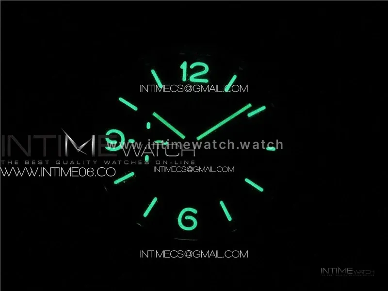 PAM1351 Ti TTF 1:1 Best Edition on Brown Leather Strap P9010