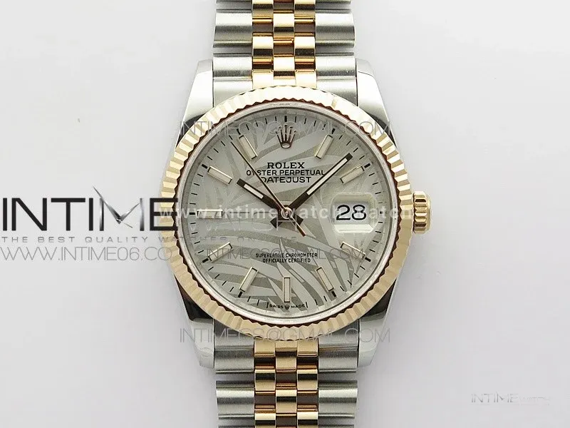 DateJust 36 SS/RG 126231 BP 1:1 Best Edition Silevr/Gray Dial on Jubilee Bracelet