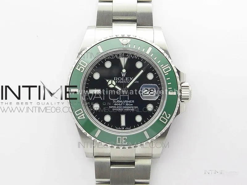 Submariner 41mm 126610 LV CF Green Ceramic Bezel 904L 3EF 1:1 Best Edition Black Dial On Oyster Bracelet SA3235