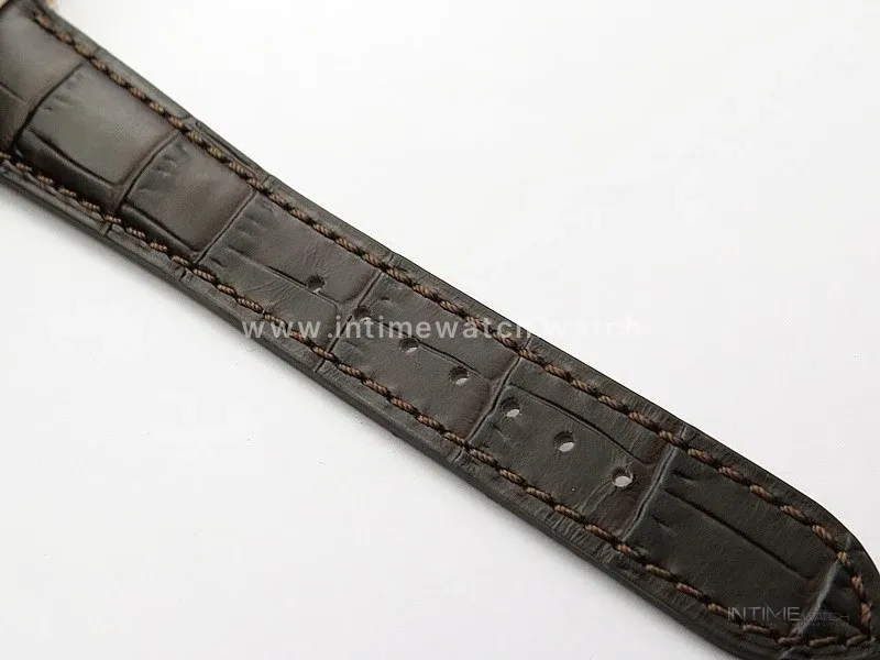 Annual Calendar Complications 5396 RG GRF Best Edition White dial Blue Markers on Brown leather strap A324