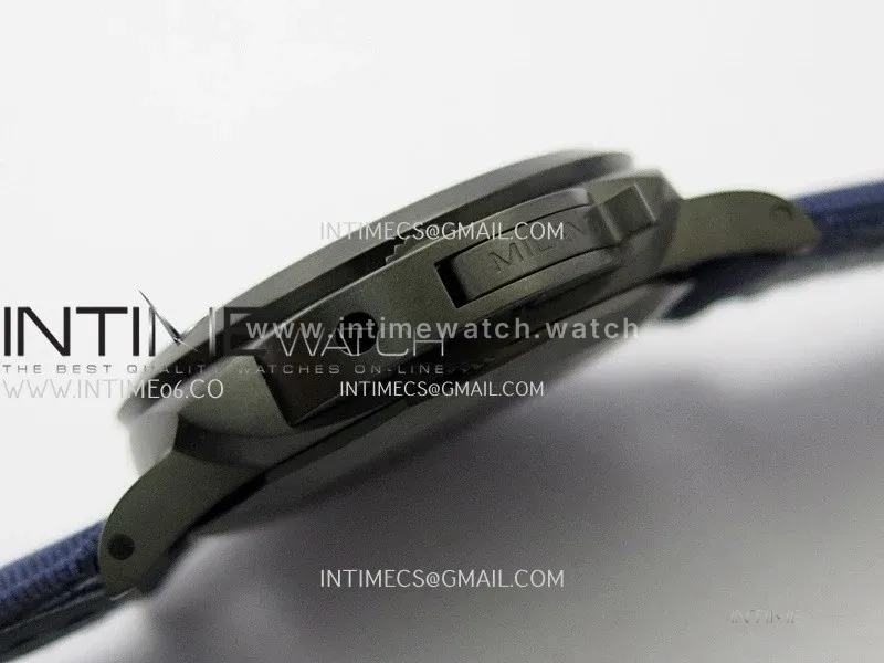 PAM2319 44mm DLC VSF 1:1 Best Edition Blue Ombre Dial on Blue Nylon Strap Asian P900