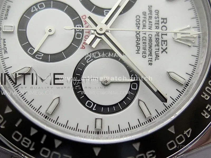 Daytona 126500 UFO 904L Steel SS 1:1 Best Edition White Dial On SS Bracelet UF4131 (Free Sprung)