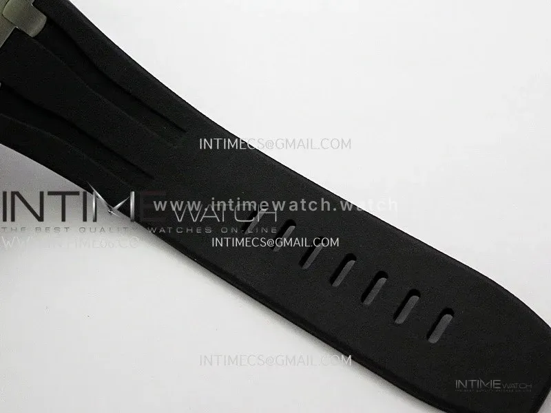 Royal Oak Offshore 44mm Ti JF 1:1 Best Edition Black Dial On Black Rubber Strap A3126