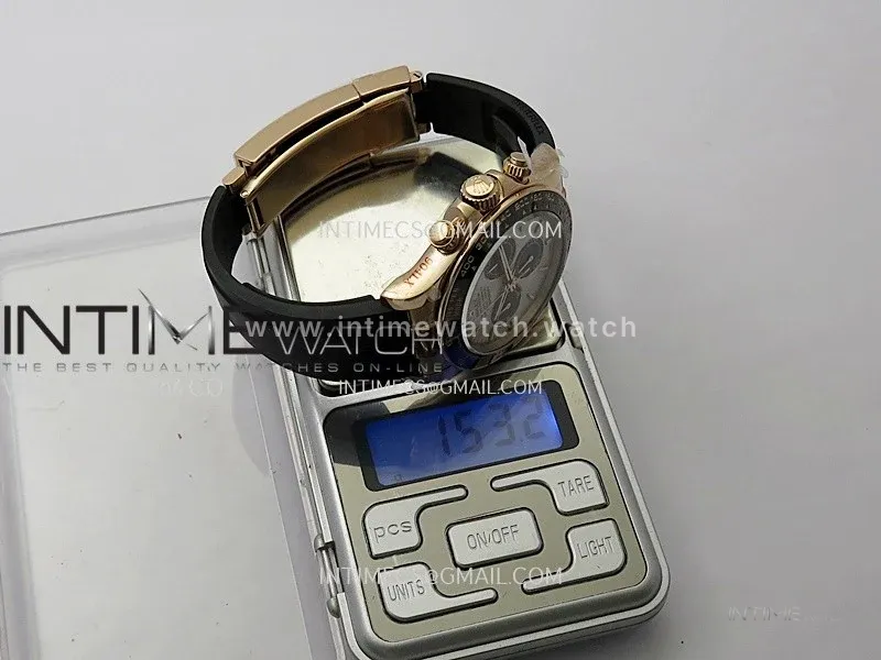 Daytona 126515 Gain Weight V11 QF 1:1 Best Edition Real Meteorite Dial Stick Markers On Oysterflex Strap SH4131