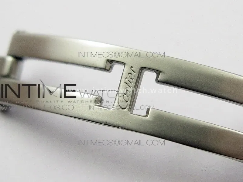 Panthère Secrete Ladies 22mm SS 8848F 1:1 Best Edition White Dial on SS Bracelet Ronda Quartz