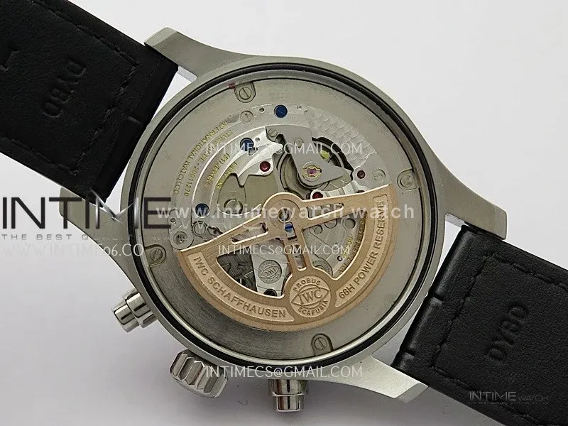 Pilot IW3922 SS V9F Best Edition Black Dial Black Leather Strap A89630