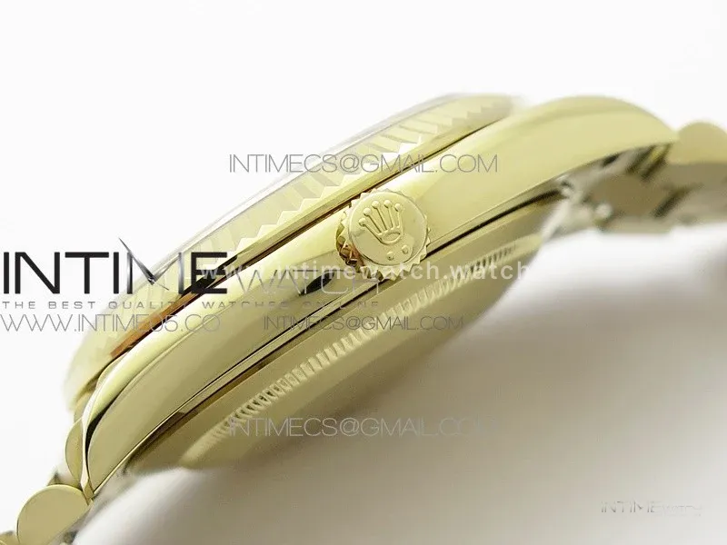Day-Date 40mm 228239 BP New Dial Version 904 YG Stick Markers YG Dial on YG President Bracelet A2836