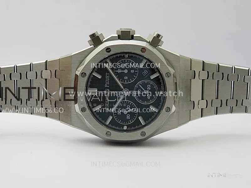 Royal Oak Chrono 26331ST SS IPF 1:1 Best Edition Black Dial on SS Bracelet A7750