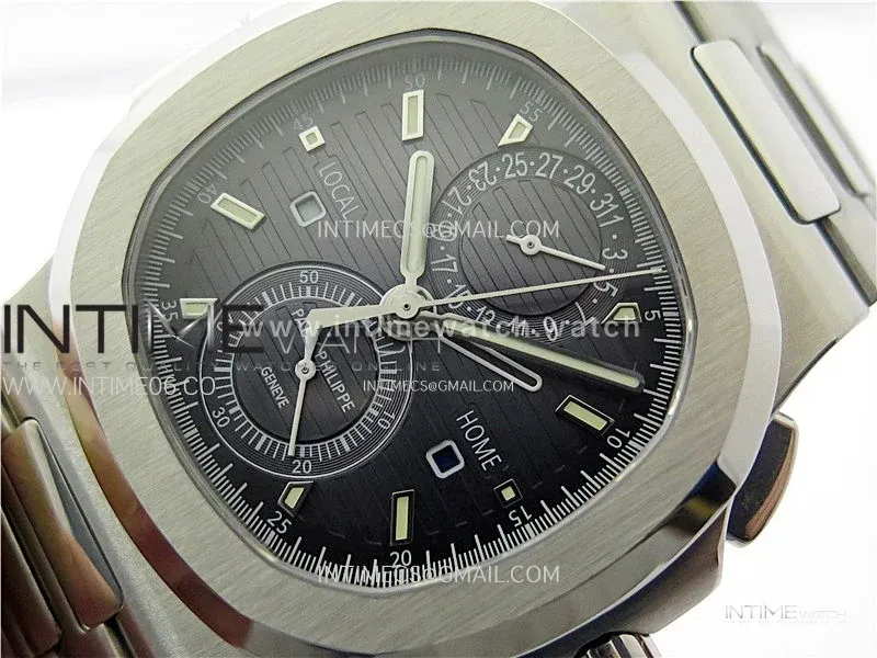 Nautilus 5990 SS SPPF 1:1 Best Edition Blue Dial on SS Bracelet Super Clone A28-520