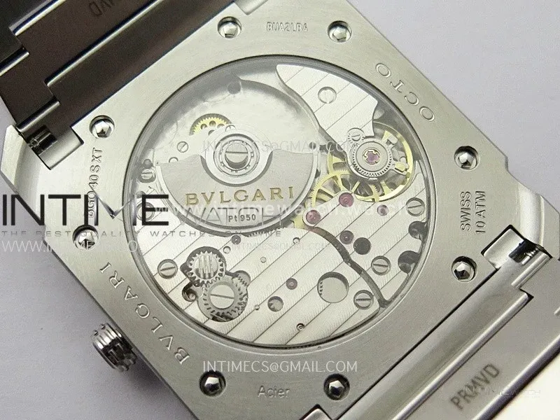 Octo Finissimo SS BVF 1:1 Best Edition Gray Dial on SS Bracelet Asian Micro Rotor Movement