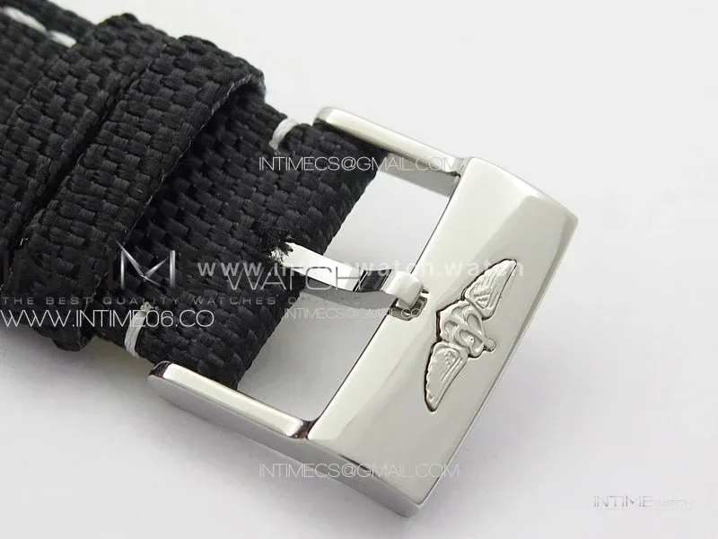 Avenger Automatic 43mm SS B50 Best Edition Black Dial on Black Nylon Strap A2824