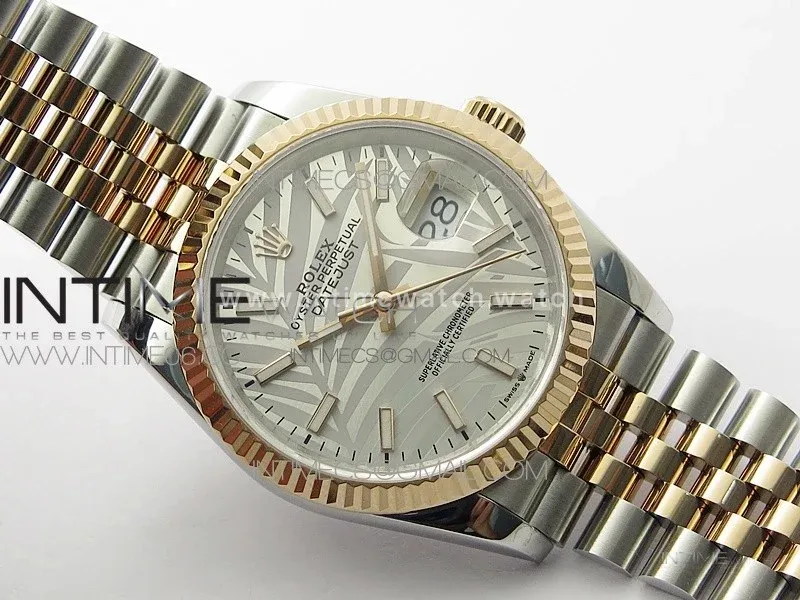 DateJust 36 SS/RG 126231 BP 1:1 Best Edition Silevr/Gray Dial on Jubilee Bracelet